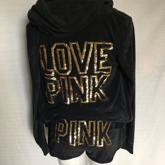 PINK Victoria Secret Sweat Shirt and Shorts - Picture 6 of 16